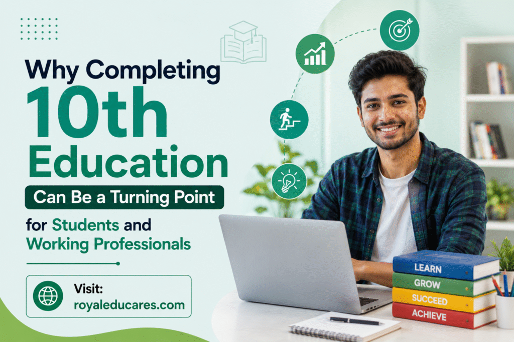 Why Completing 10th Education Can Be a Turning Point for Students and Working Professionals