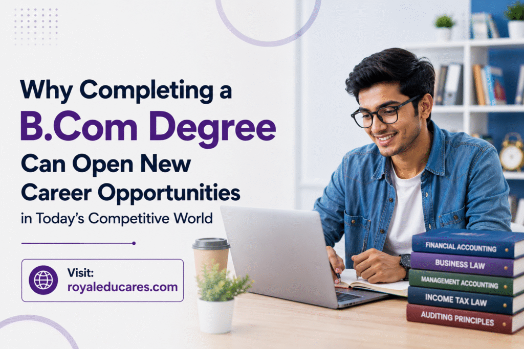 Why Completing a B.Com Degree Can Open New Career Opportunities in Today's Competitive World